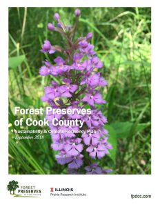Cover of Forest Preserves District of Cook County Sustainability & Climate Resiliency Plan