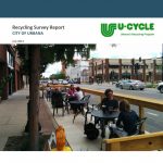 cover of city of urbana recycling survey report